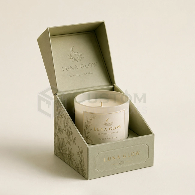 Debossed Candle Boxes