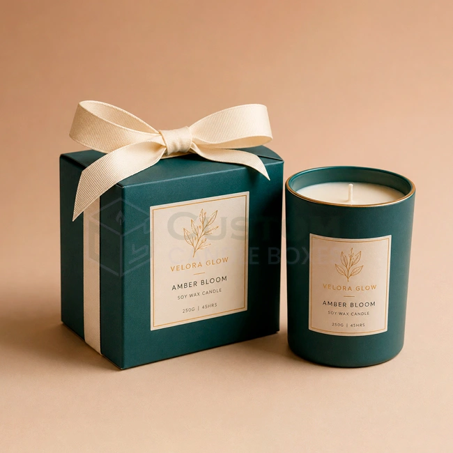 Matte Laminated Candle Boxes