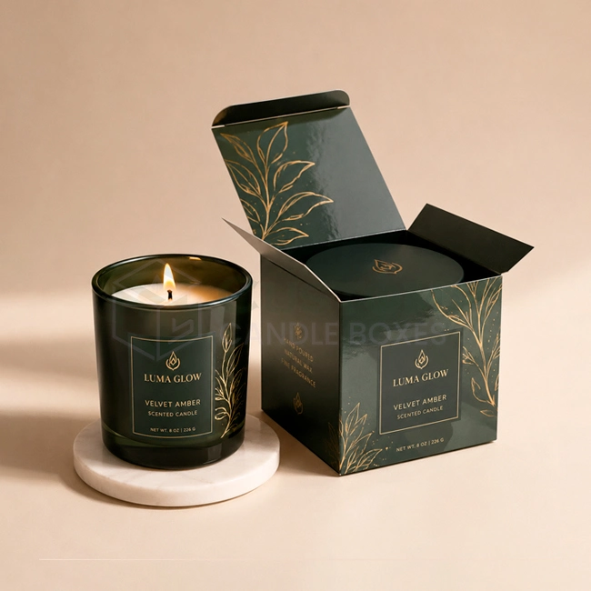 Gloss UV Candle Boxes