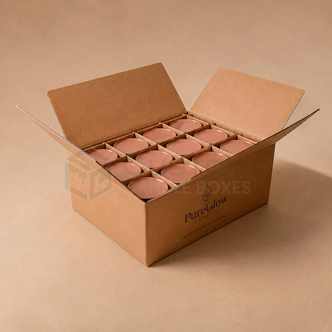 Shipping Corrugated-Candle-Box
