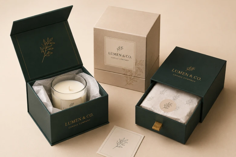 candle unboxing experience