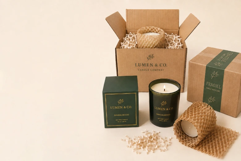 cusioning candle box