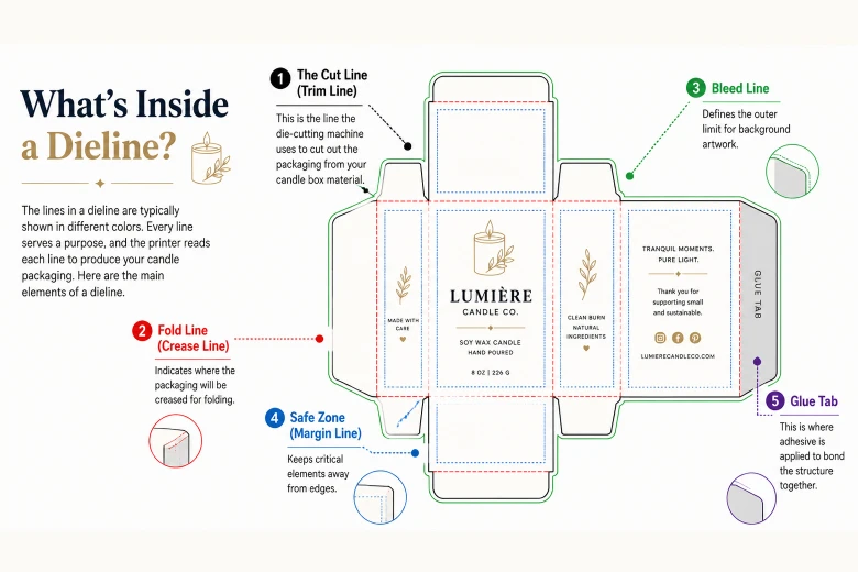 inside dieline