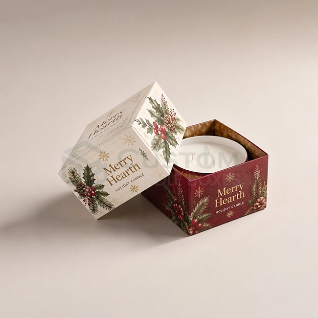Seasonal Holiday Candle Boxes