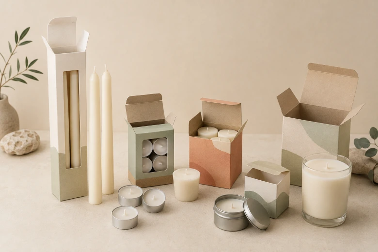 Common Folding Carton Styles for Candles