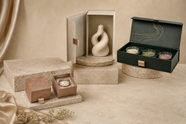 Common Styles of Rigid Candle Boxes